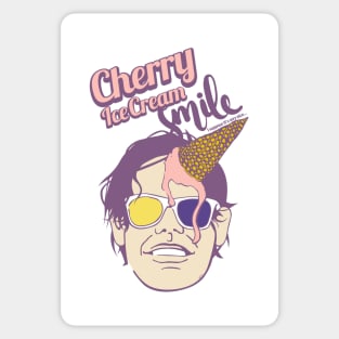 Cherry Ice Cream Smile Sticker